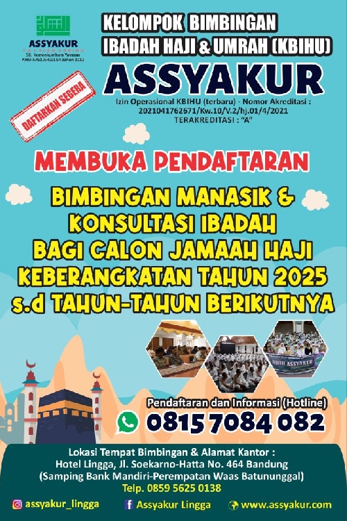 Bimbingan Manasik Haji tahun 2026